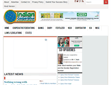 Tablet Screenshot of indiancooperative.com